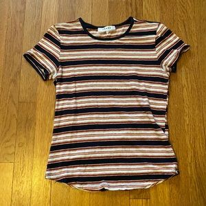 Frame Striped Linen Tee